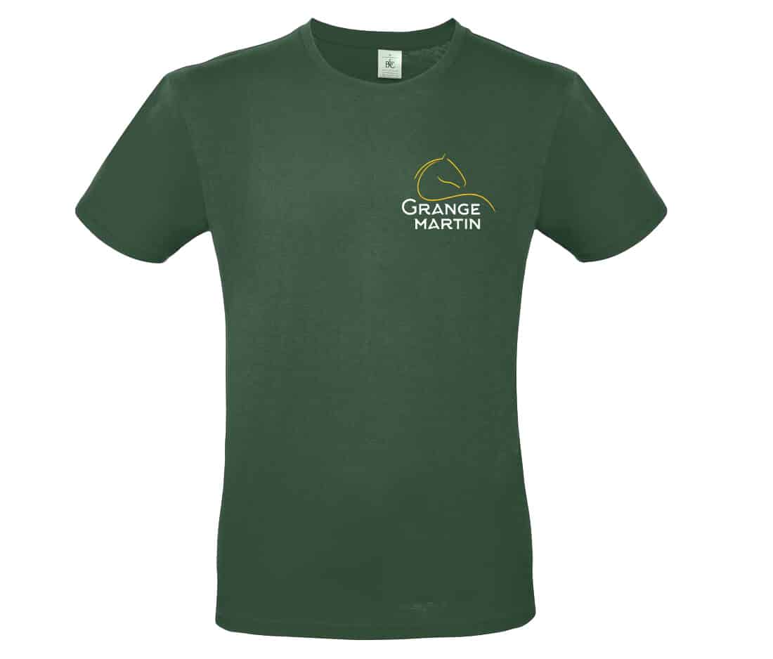 T-SHIRT (enfant) - La Grange Martin - Vert Foret - BC03TK