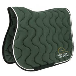 Tapis de selle EQUITHÈME "Polyfun" - La Grange Martin - Vert foret - 20444