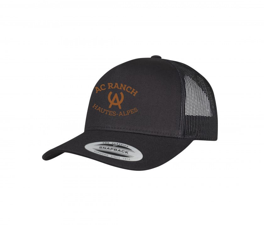 Casquette trucker - AC Ranch - Noir - FX6506