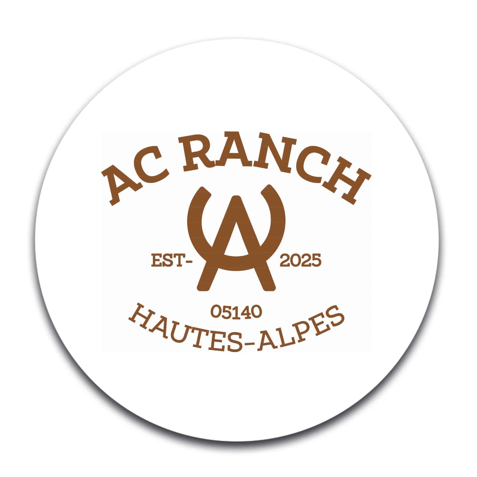 STICKER ROND - AC Ranch - STI001