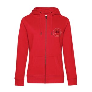 SWEAT ZIPPÉ (femme) - Cercle d'Armes de la Riposte Chinonaise - Rouge - BCW03Q