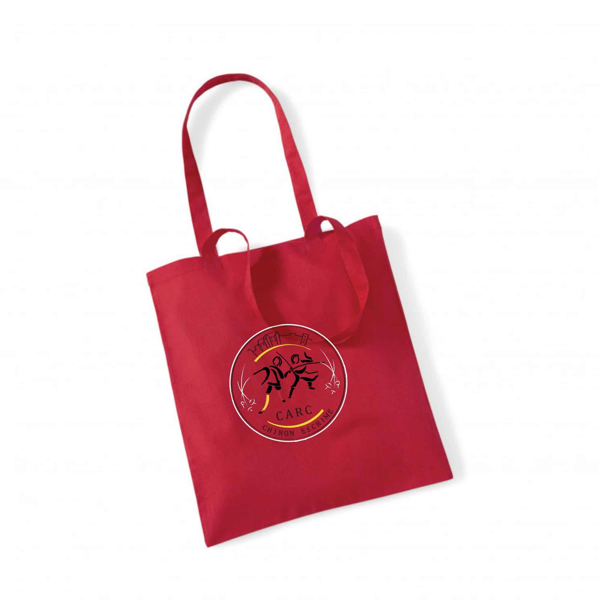 TOTE BAG - Cercle d'Armes de la Riposte Chinonaise - Rouge - WM101