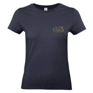 T-Shirt Bio Premium (femme) - B.Stables - Navy - BC049