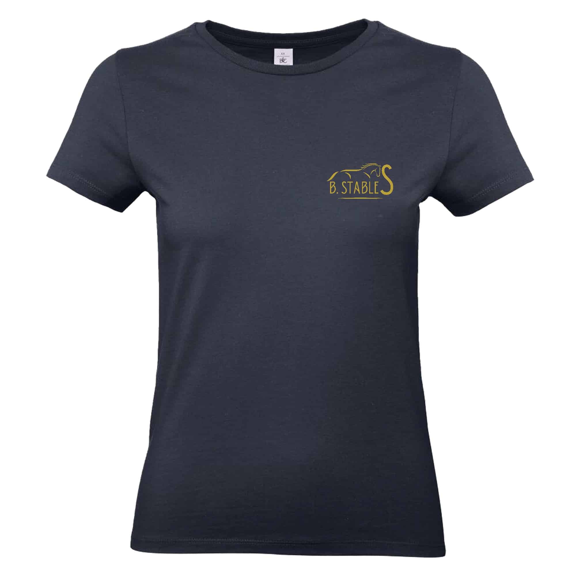 T-Shirt Bio Premium (femme) - B.Stables - Navy - BC049