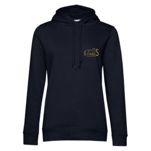 SWEAT A CAPUCHE (femme) – B.Stables - Navy - BCW34B