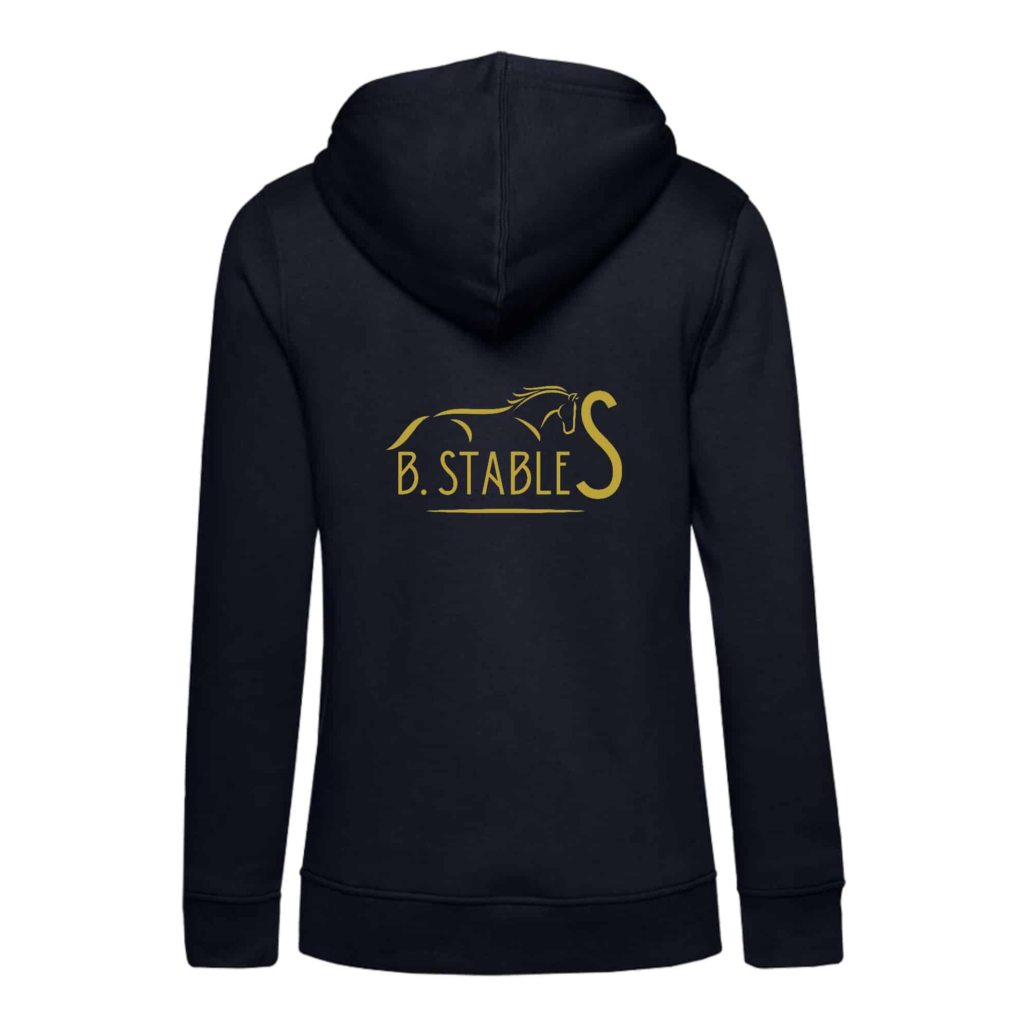 SWEAT A CAPUCHE (femme) – B.Stables - Navy - BCW34B – Image 3
