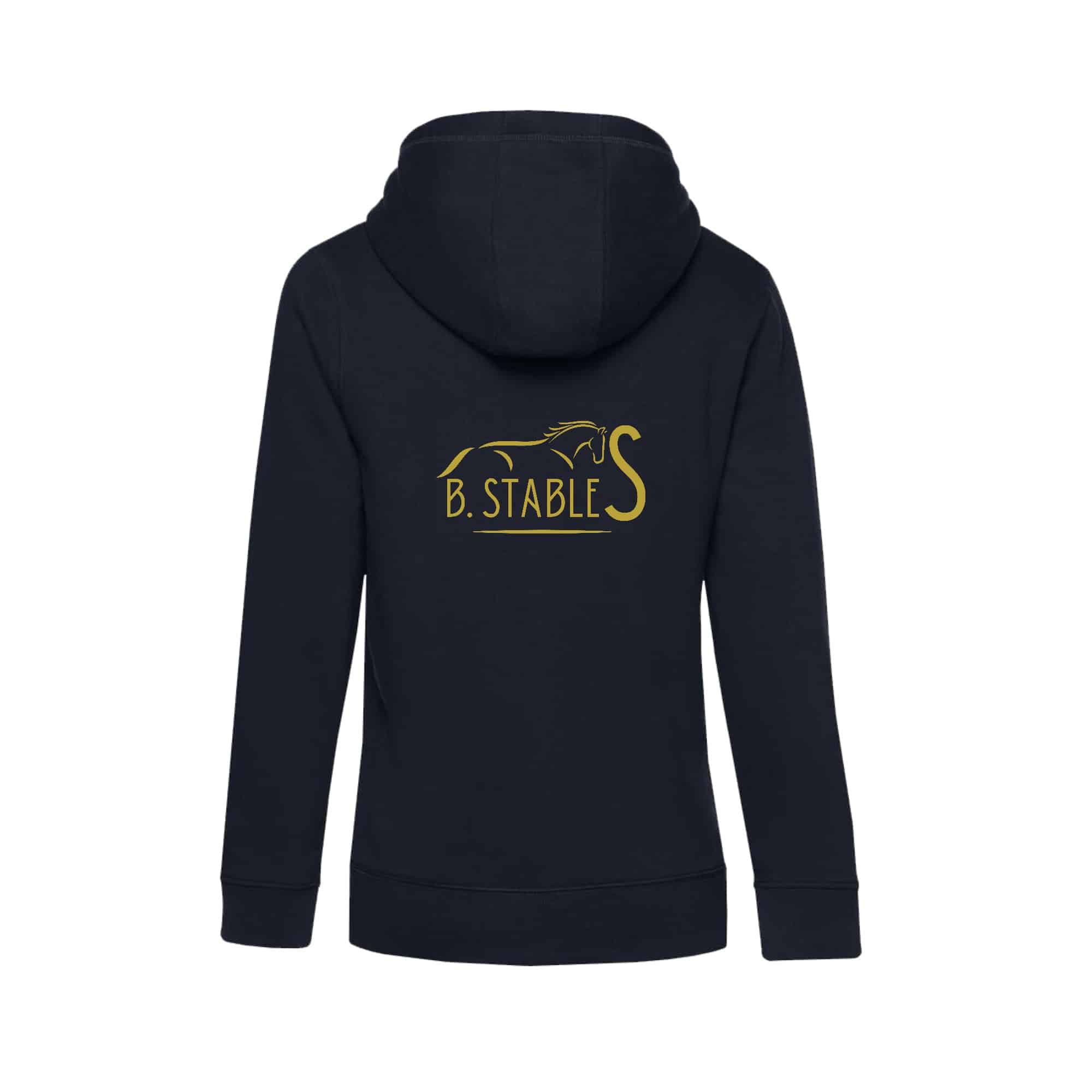 SWEAT ZIPPÉ (femme) - B.Stables - Navy - BCW03Q – Image 3
