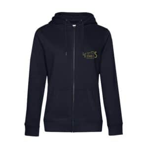 SWEAT ZIPPÉ (femme) - B.Stables - Navy - BCW03Q