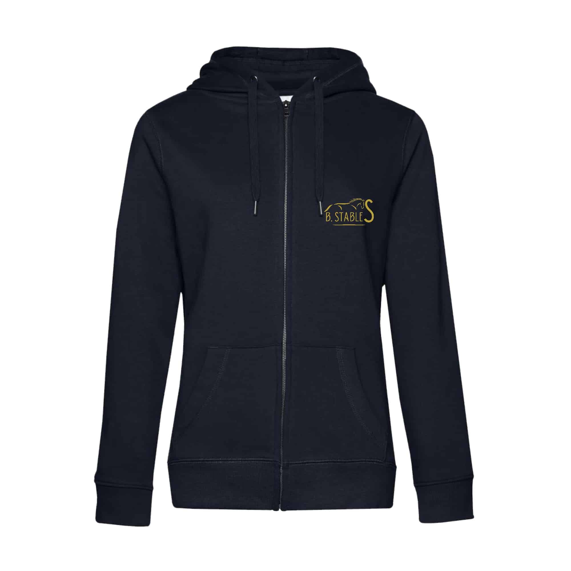 SWEAT ZIPPÉ (femme) - B.Stables - Navy - BCW03Q