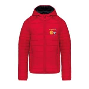 DOUDOUNE AVEC MANCHES ET CAPUCHE (enfant) - FOOTBALL CLUB DE BAZILLAC - K6112