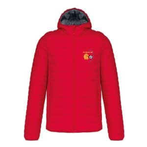 DOUDOUNE AVEC MANCHES ET CAPUCHE (homme) - FOOTBALL CLUB DE BAZILLAC - K6110