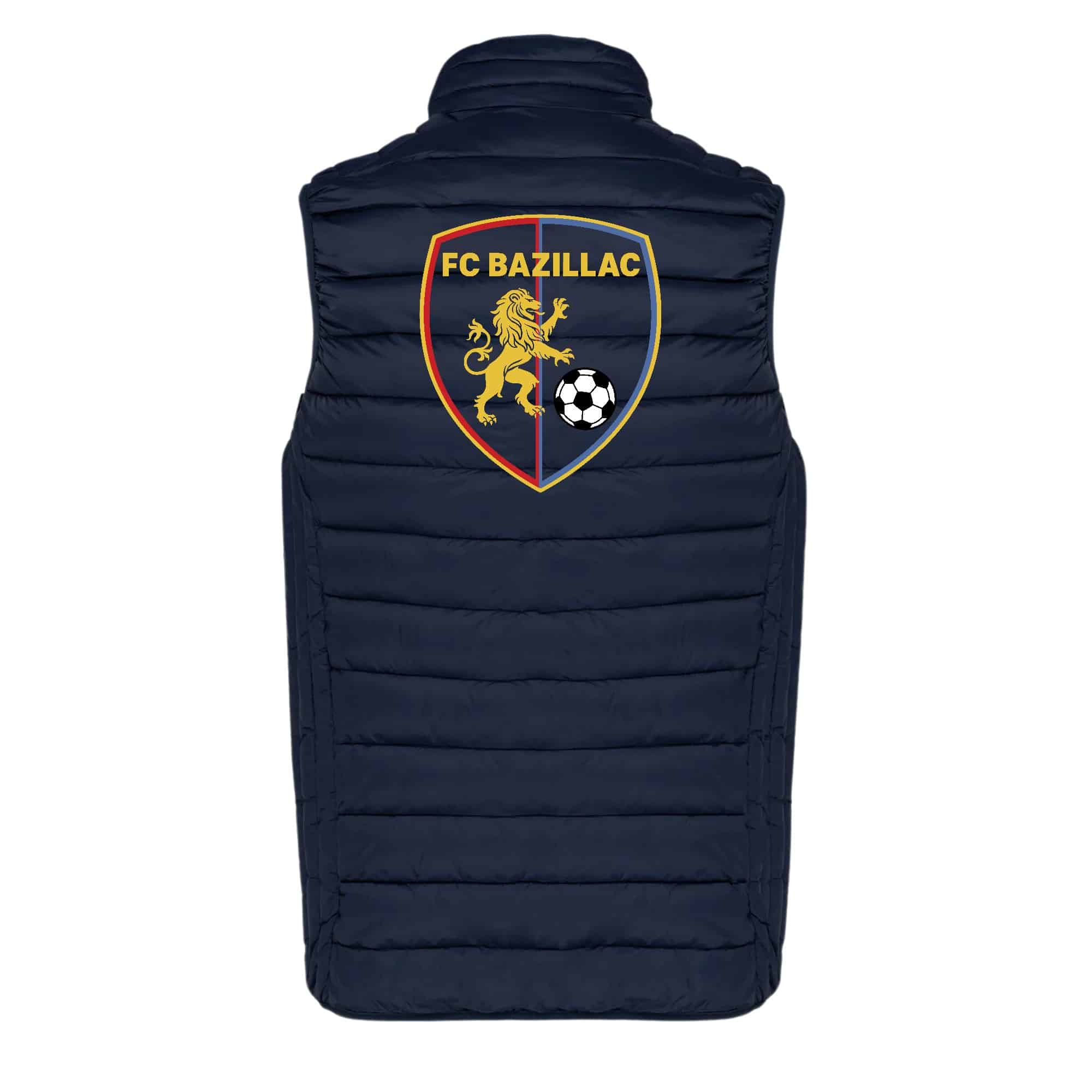 DOUDOUNE SANS MANCHES (homme) - FOOTBALL CLUB DE BAZILLAC - K6113 – Image 4