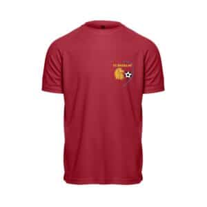 T-Shirt respirant (enfant) - FOOTBALL CLUB DE BAZILLAC - Rouge - PK142