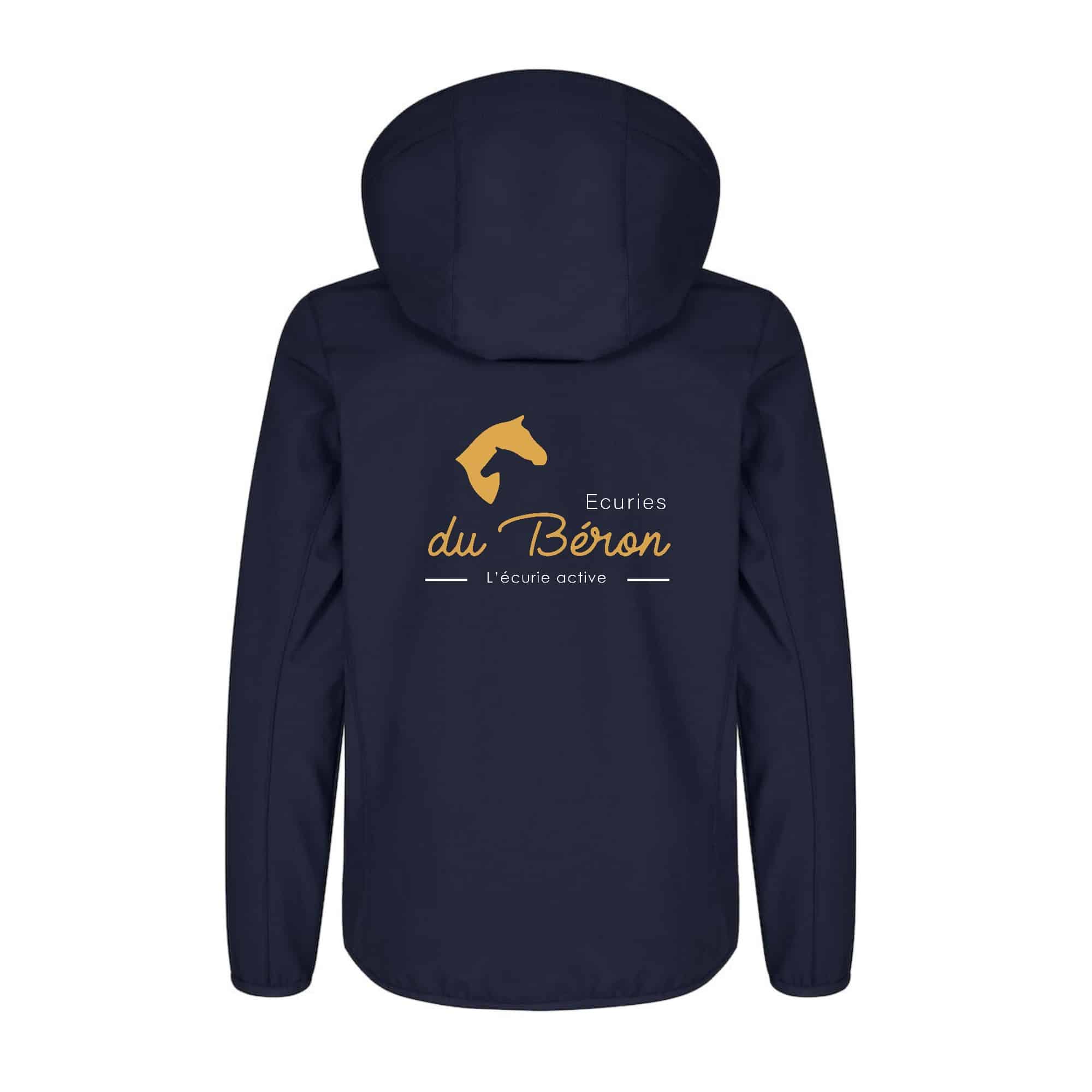SOFTSHELL "Classic" (enfant) - Les écuries du Béron - Navy - 0200909 – Image 3
