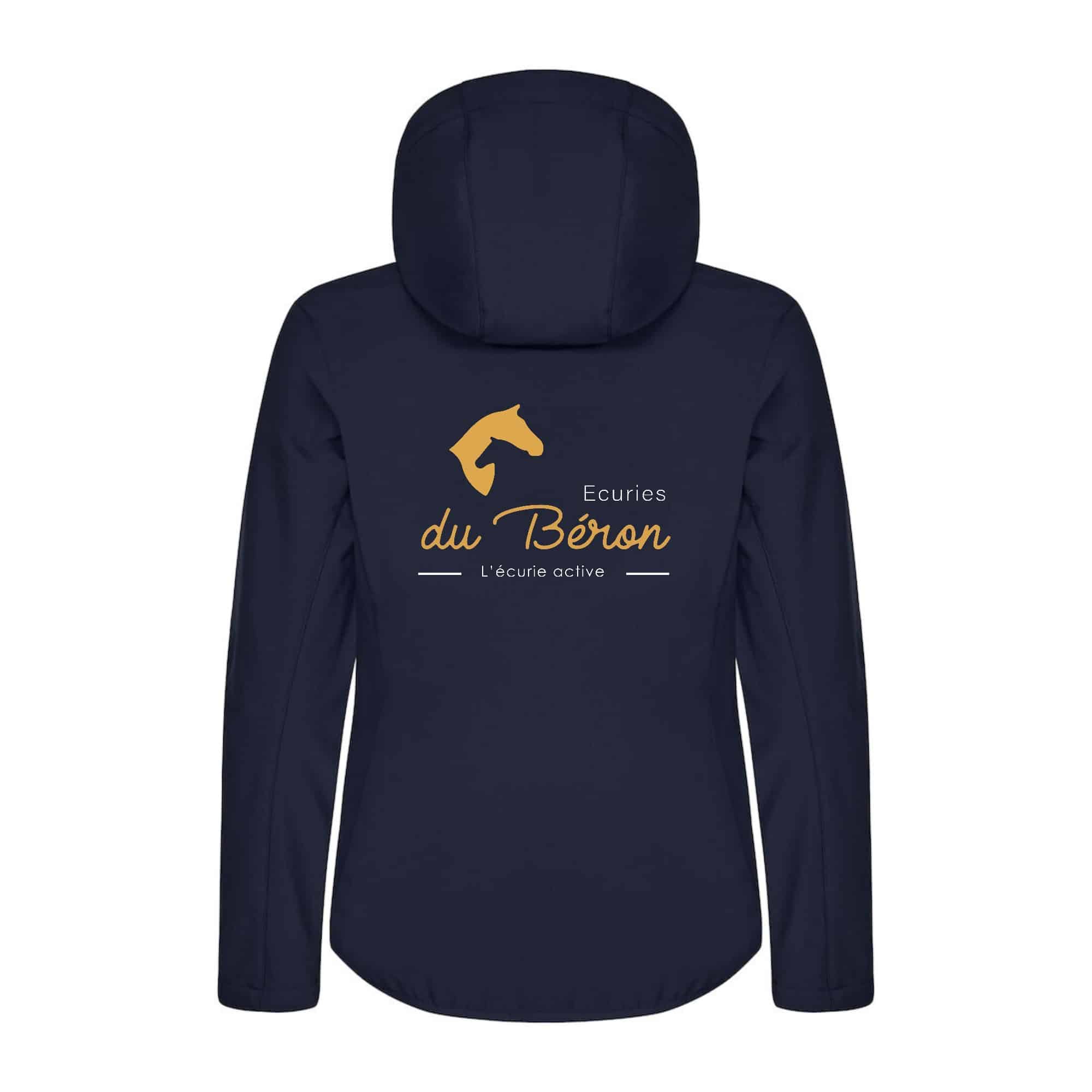 SOFTSHELL "Classic" (femme) - Les écuries du Béron - Navy - 0200917 – Image 3
