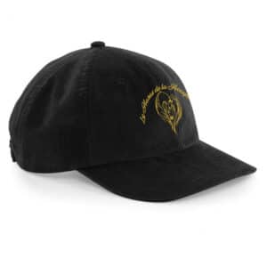 Casquette en velours héritage - Le haras de la Hocquerie – Noir - BF682