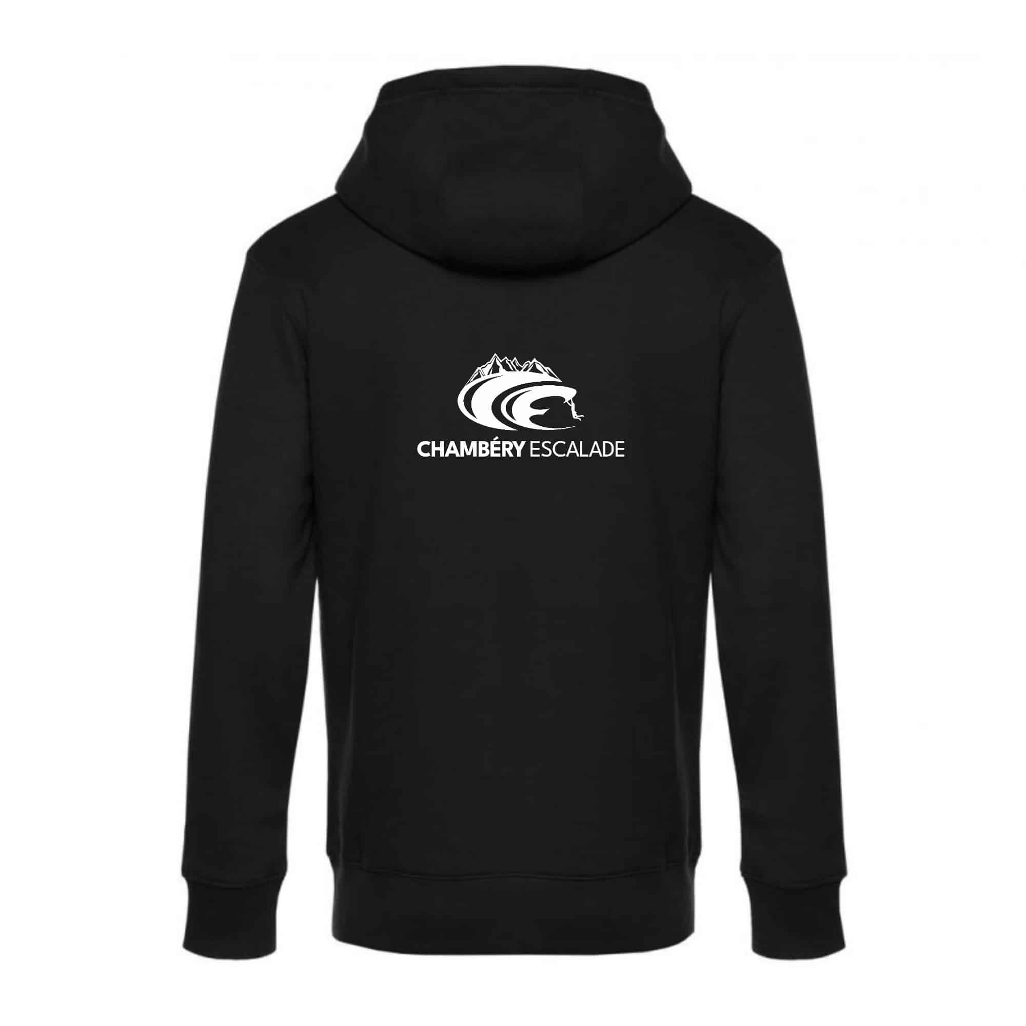 SWEAT ZIPPÉ (enfant) - CHAMBERY ESCALADE - Noir - K455 – Image 3