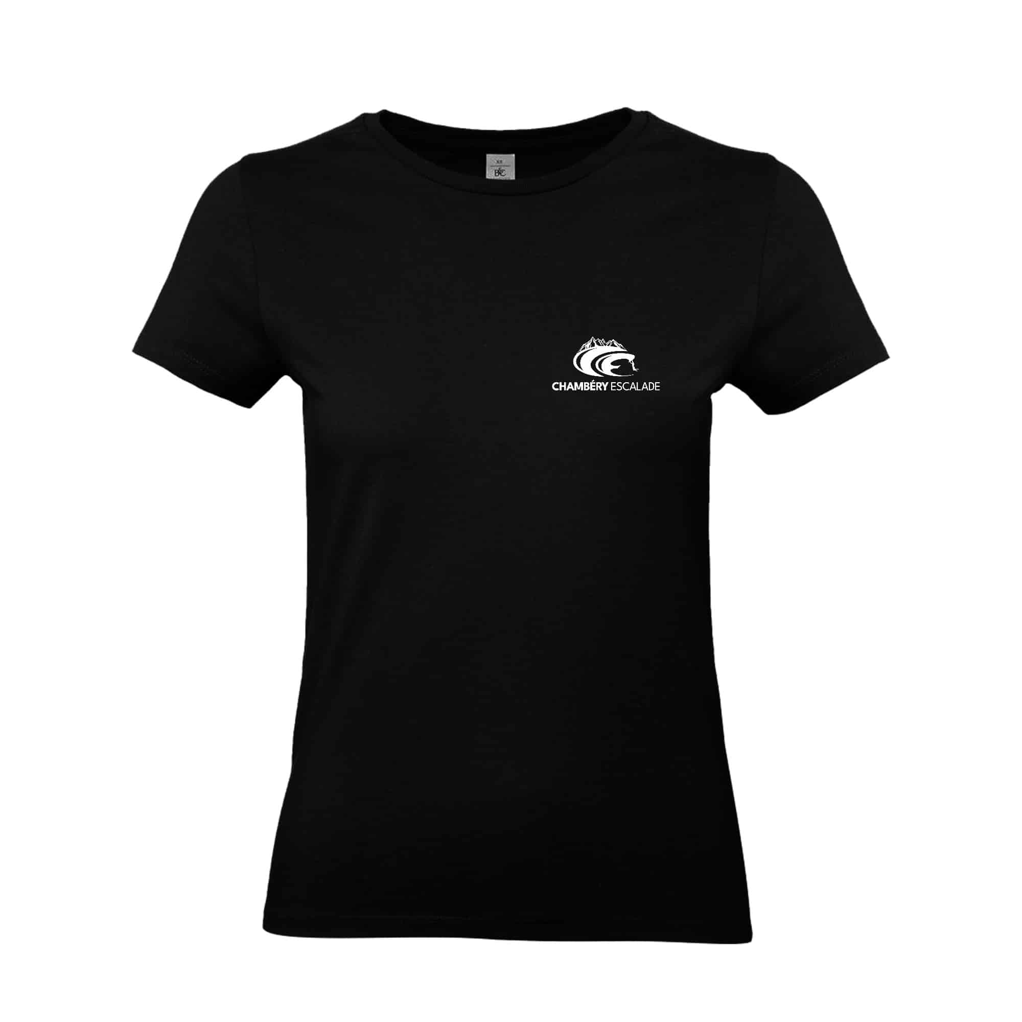 T-SHIRT (femme) - CHAMBERY ESCALADE - Noir - BC04T
