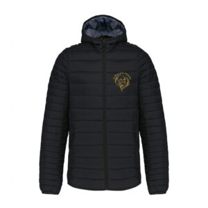 DOUDOUNE AVEC MANCHES ET CAPUCHE (homme) - Le haras de la Hocquerie – Noir - K6110