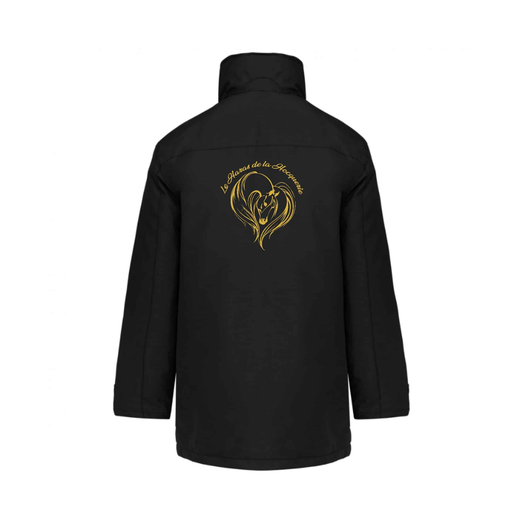 Parka (femme) - Le haras de la Hocquerie – Noir - K6108 – Image 3
