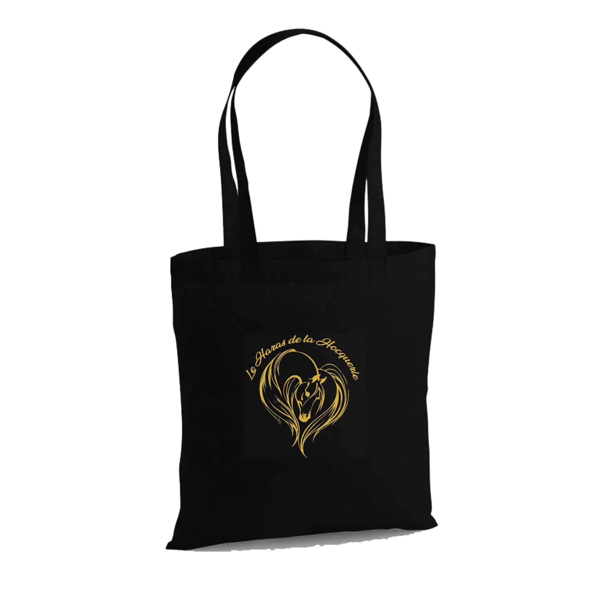 TOTE BAG - Le haras de la Hocquerie – Noir - WM101