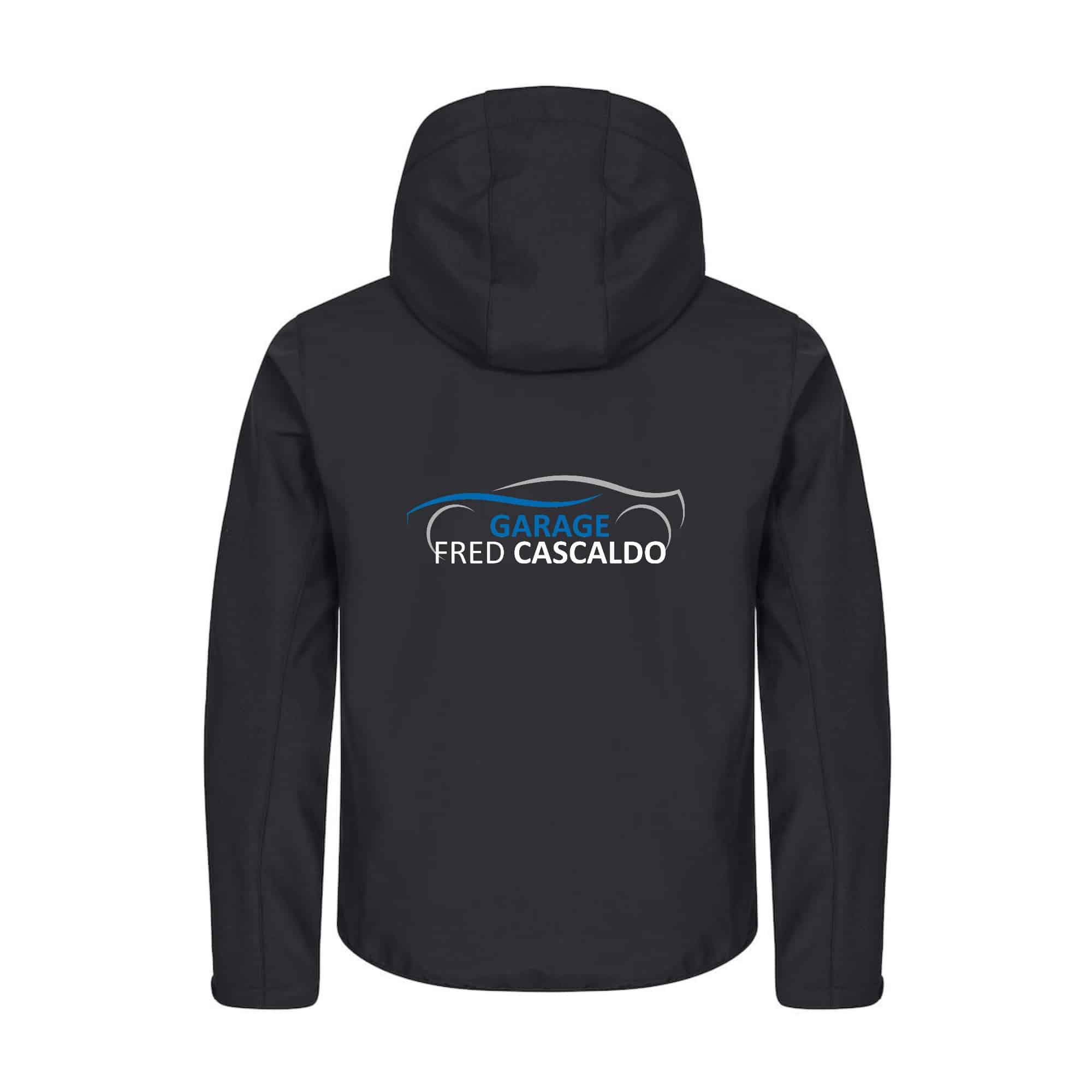 SOFTSHELL "Classic" (homme) - Garage Fred Cascaldo - Noir - 0200912 – Image 3