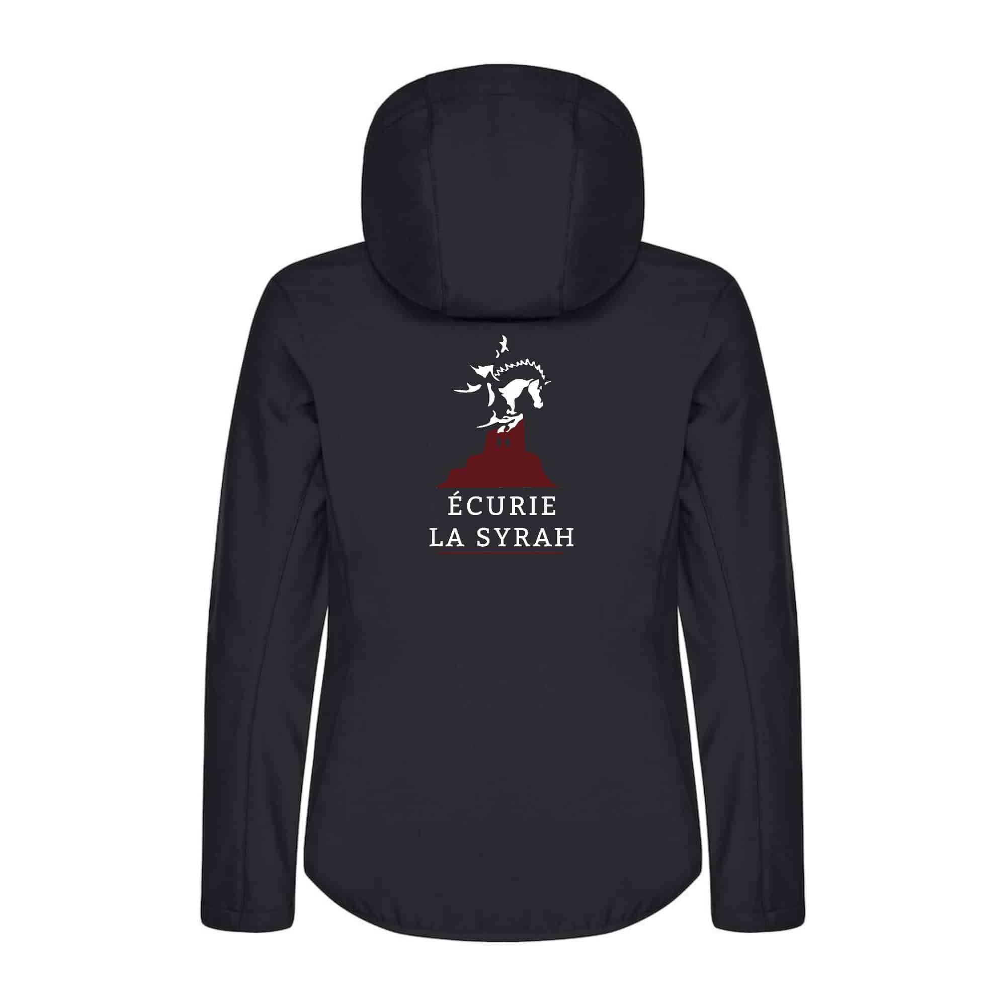 SOFTSHELL "Classic" (femme) - Écurie la Syrah - Noir - 0200917 – Image 3