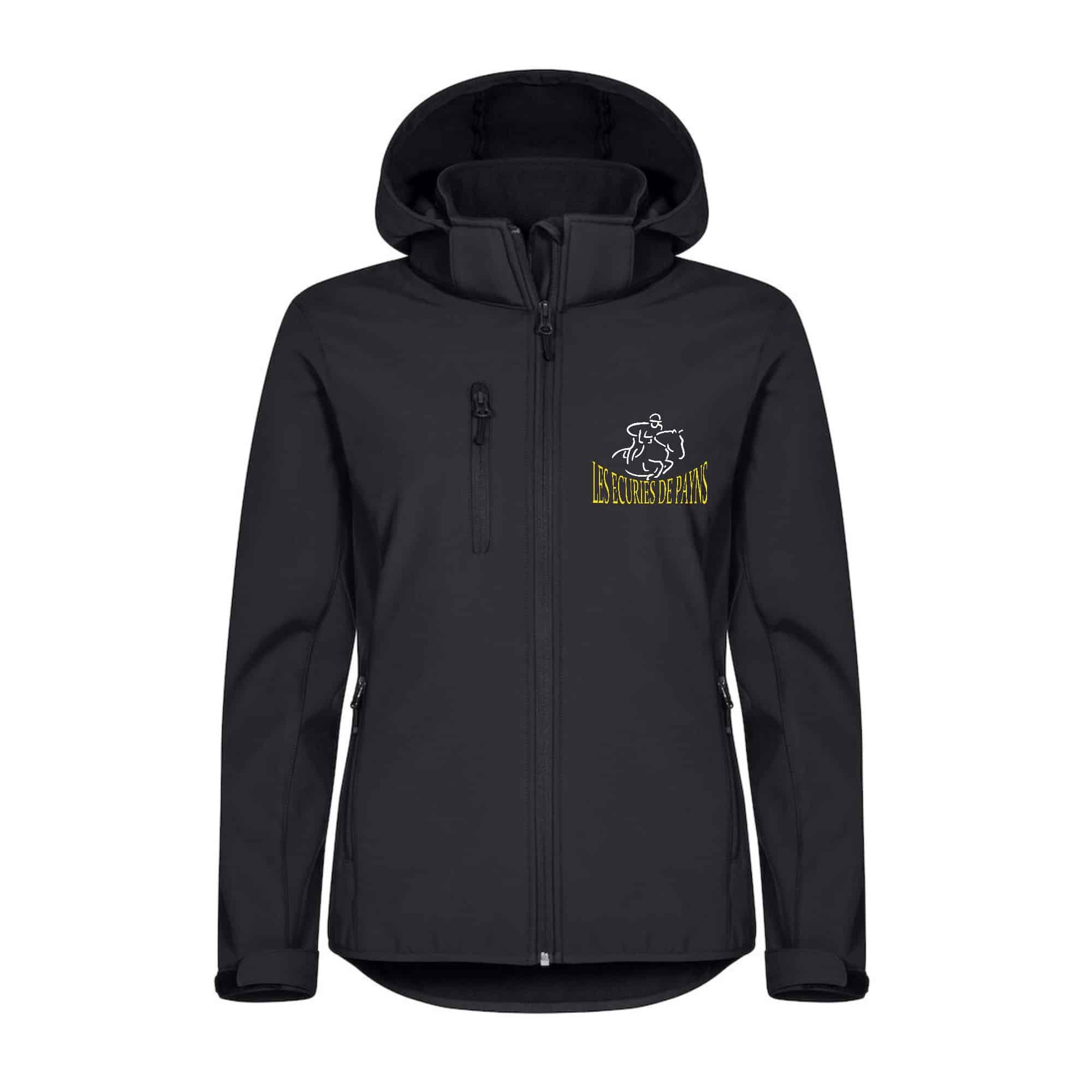 SOFTSHELL "Classic" (femme) - Les Ecuries de Payns - Noir - 0200917