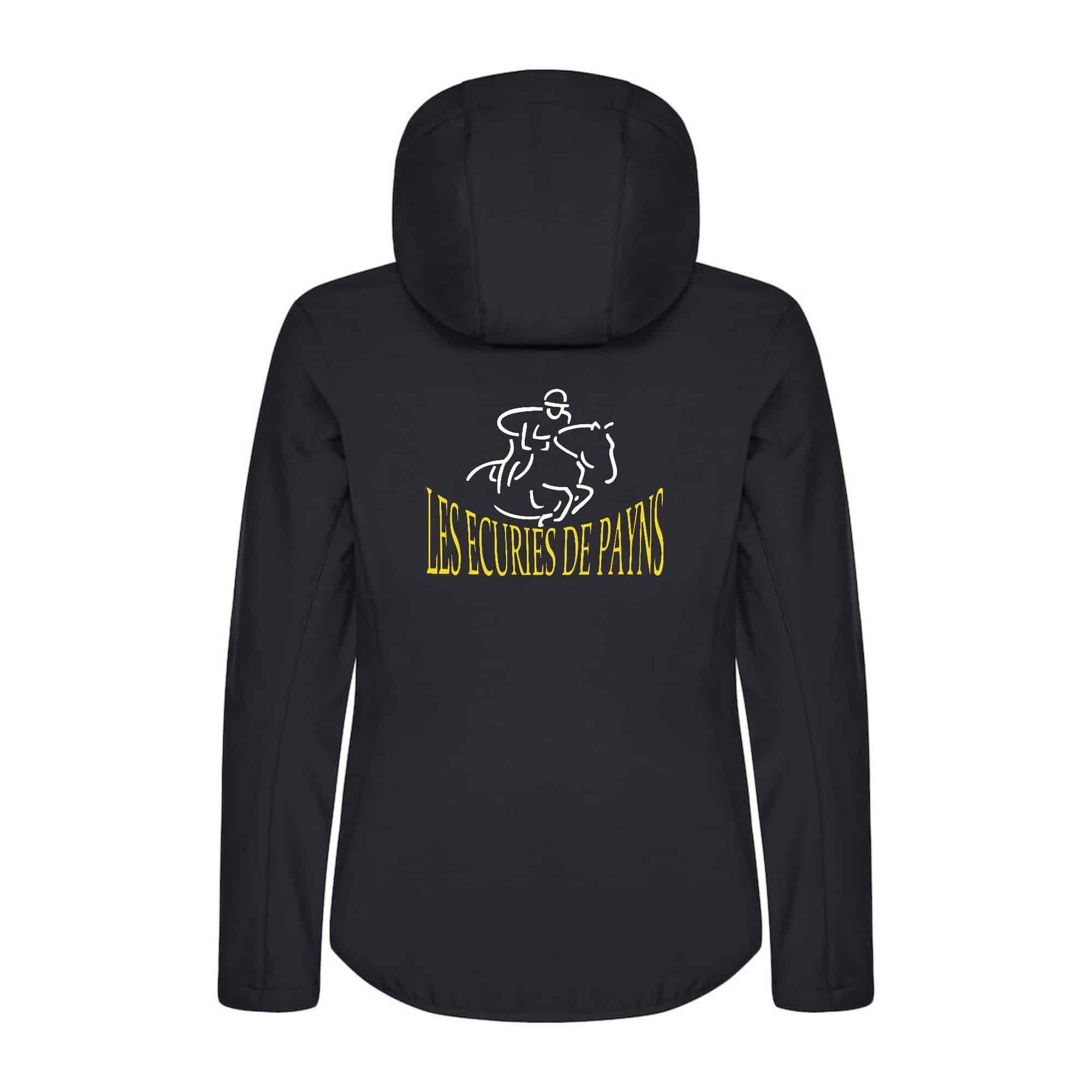 SOFTSHELL "Classic" (femme) - Les Ecuries de Payns - Noir - 0200917 – Image 3