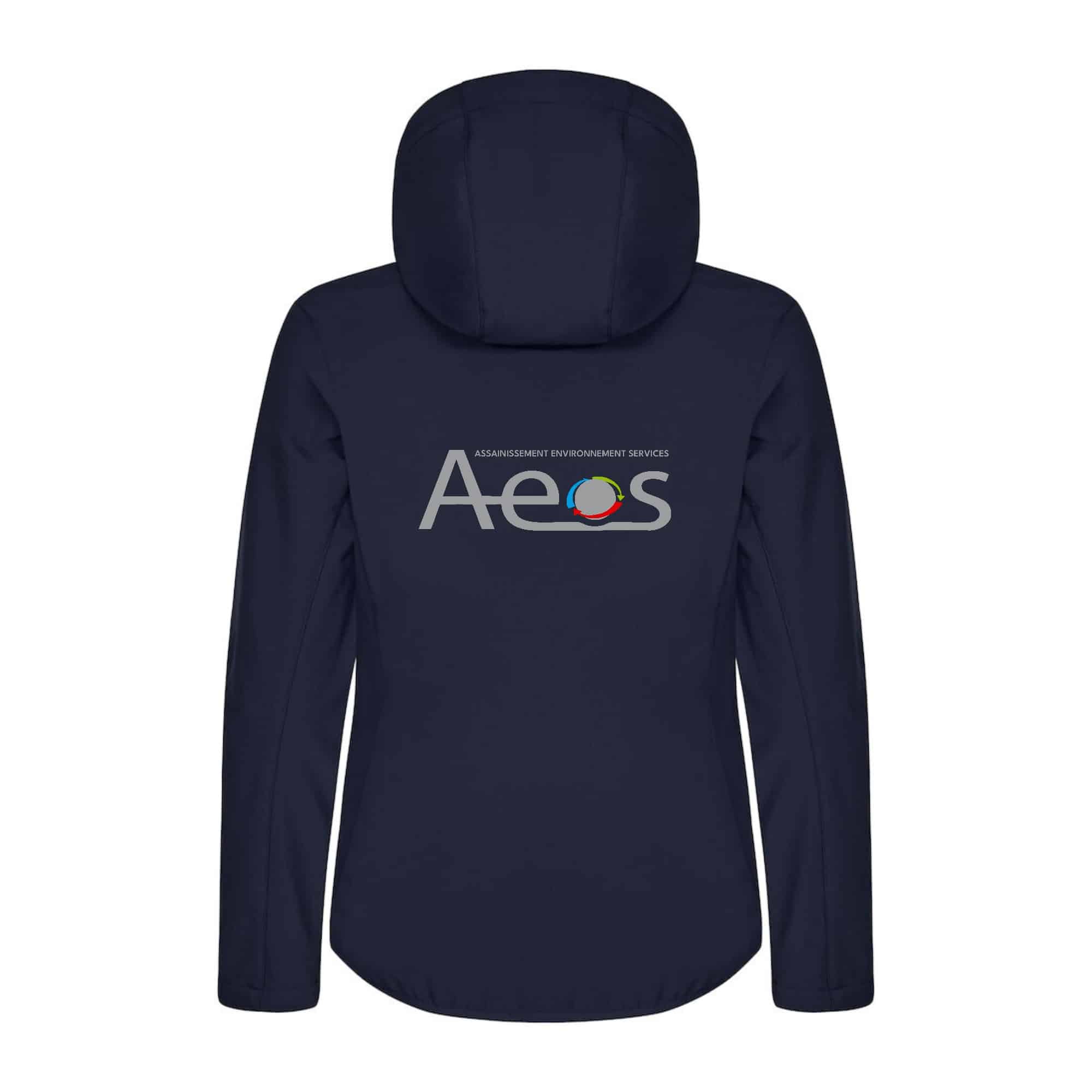 SOFTSHELL "Classic" (femme) - SANOR - Navy - 0200917 – Image 3