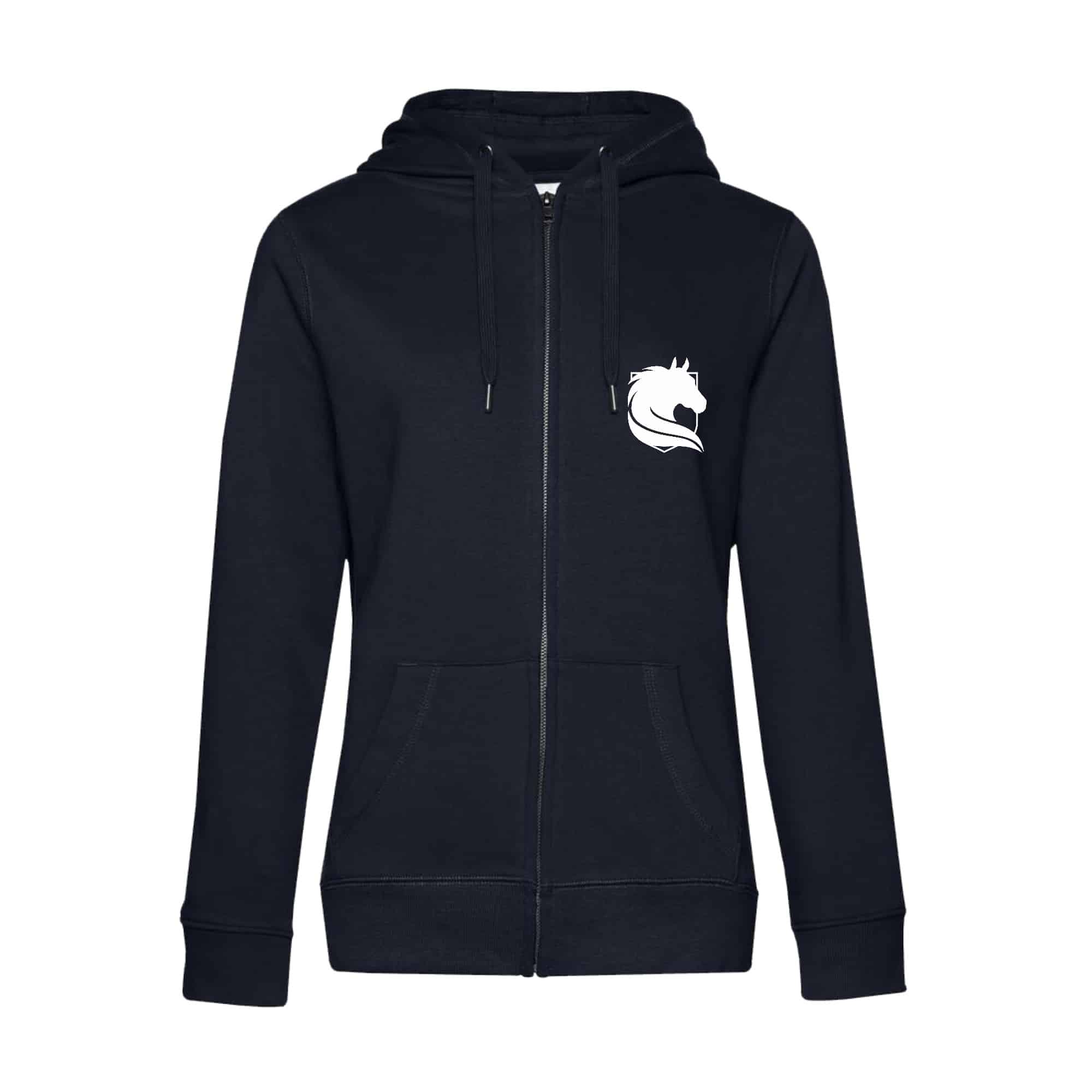 SWEAT ZIPPÉ (femme) - Ecurie du Parc des Lyons – Navy - BCW03Q