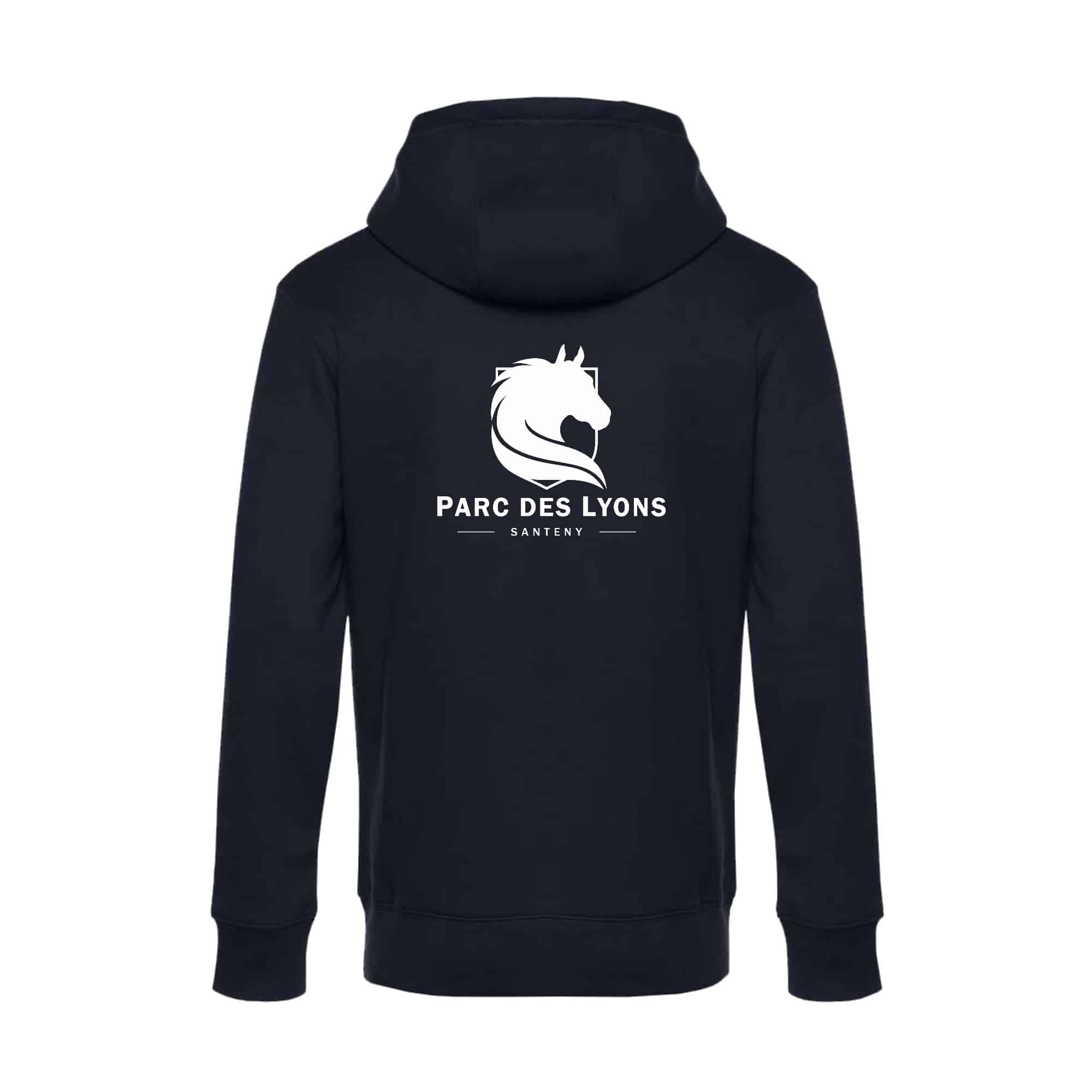 SWEAT ZIPPÉ (enfant) - Ecurie du Parc des Lyons – Navy - K455 – Image 3