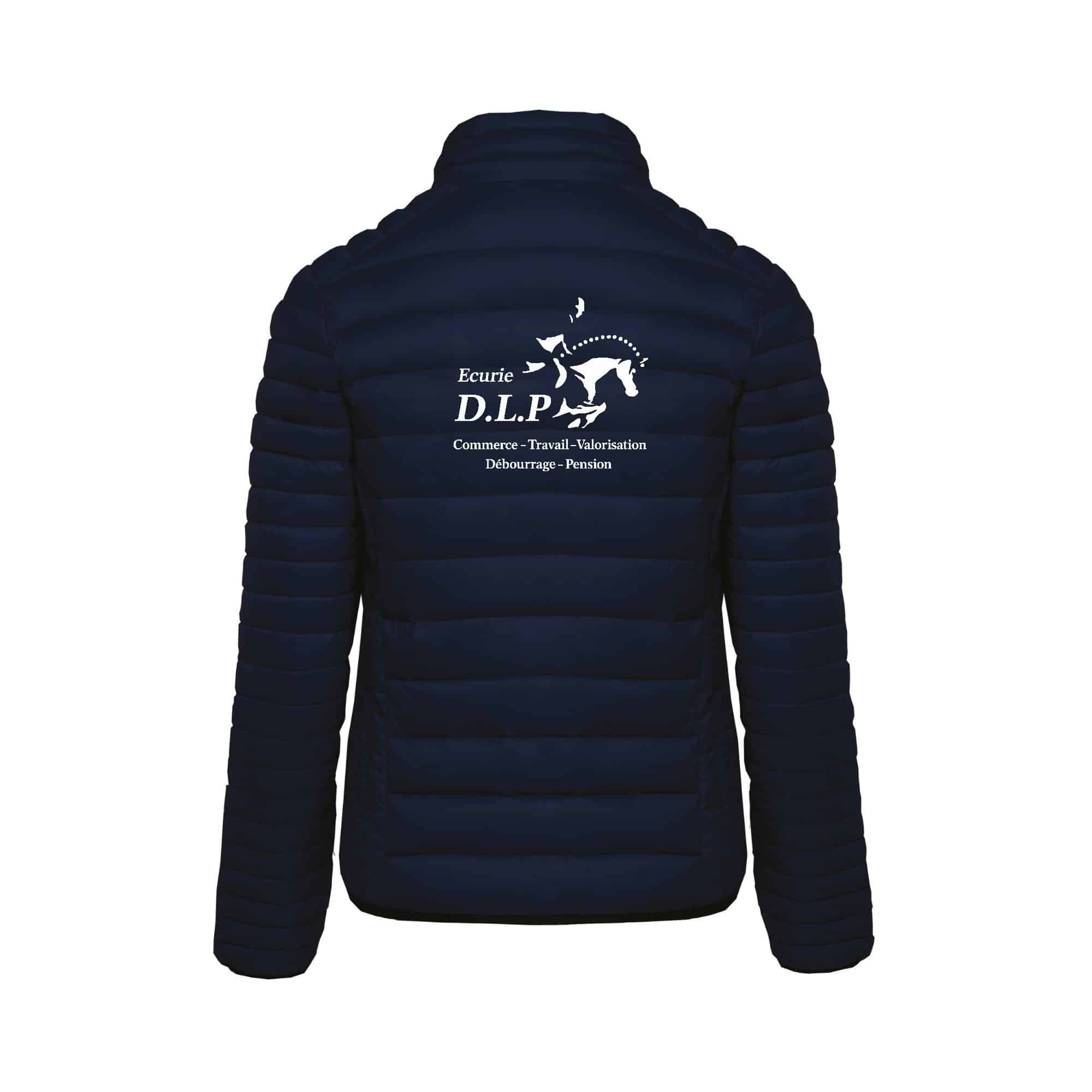 DOUDOUNE AVEC MANCHES (femme) - Ecurie DLP - Navy - K6121 – Image 3