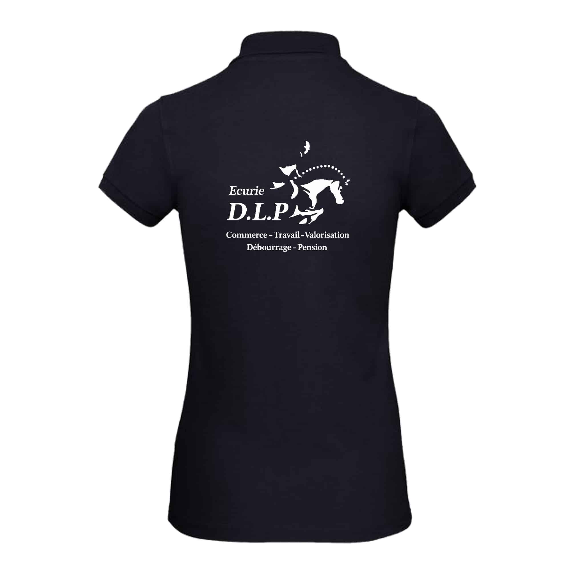 Polo premium (femme) - Ecurie DLP - Navy - BCW463 – Image 2