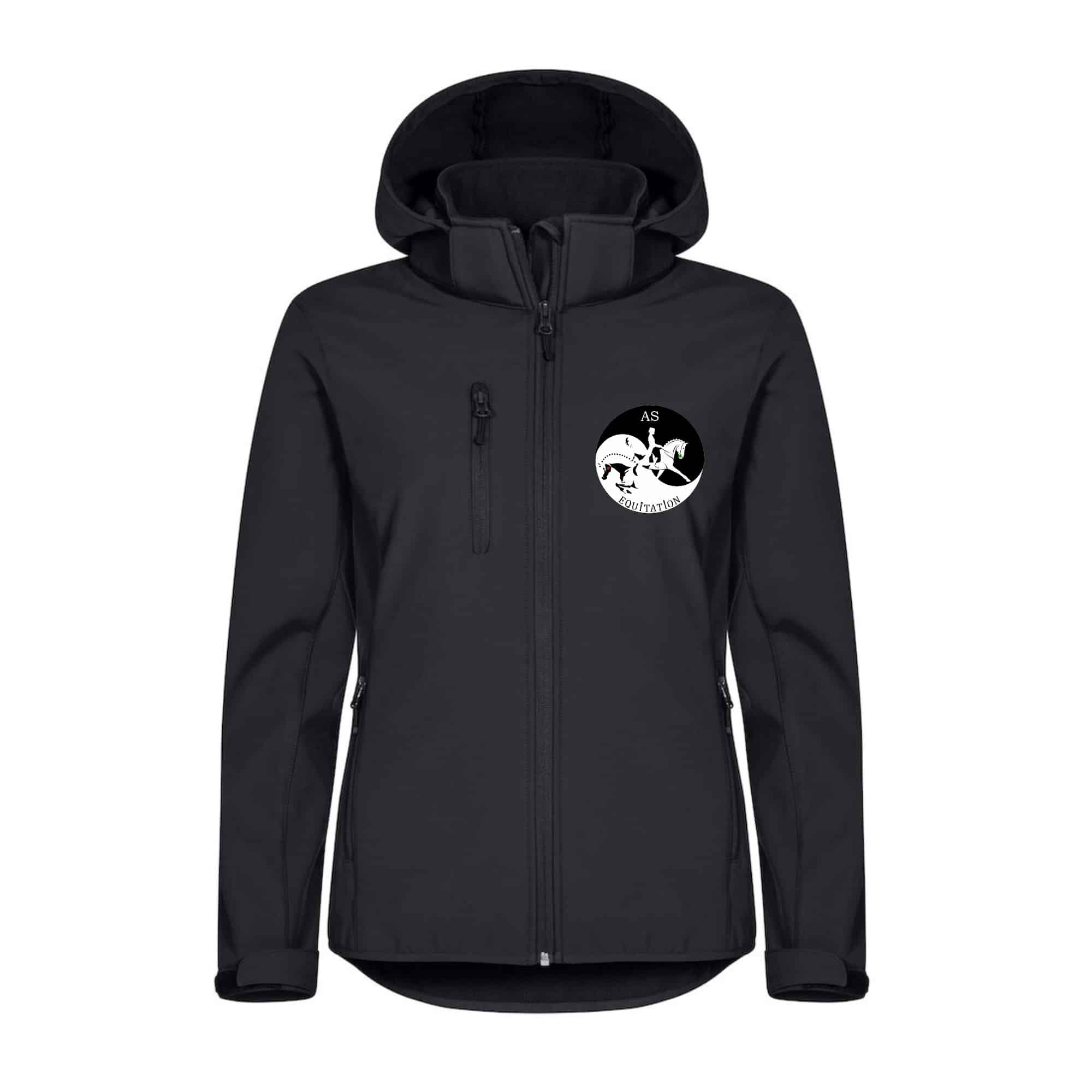 SOFTSHELL "Classic" (femme) – AS Equitation - Noir - 0200917