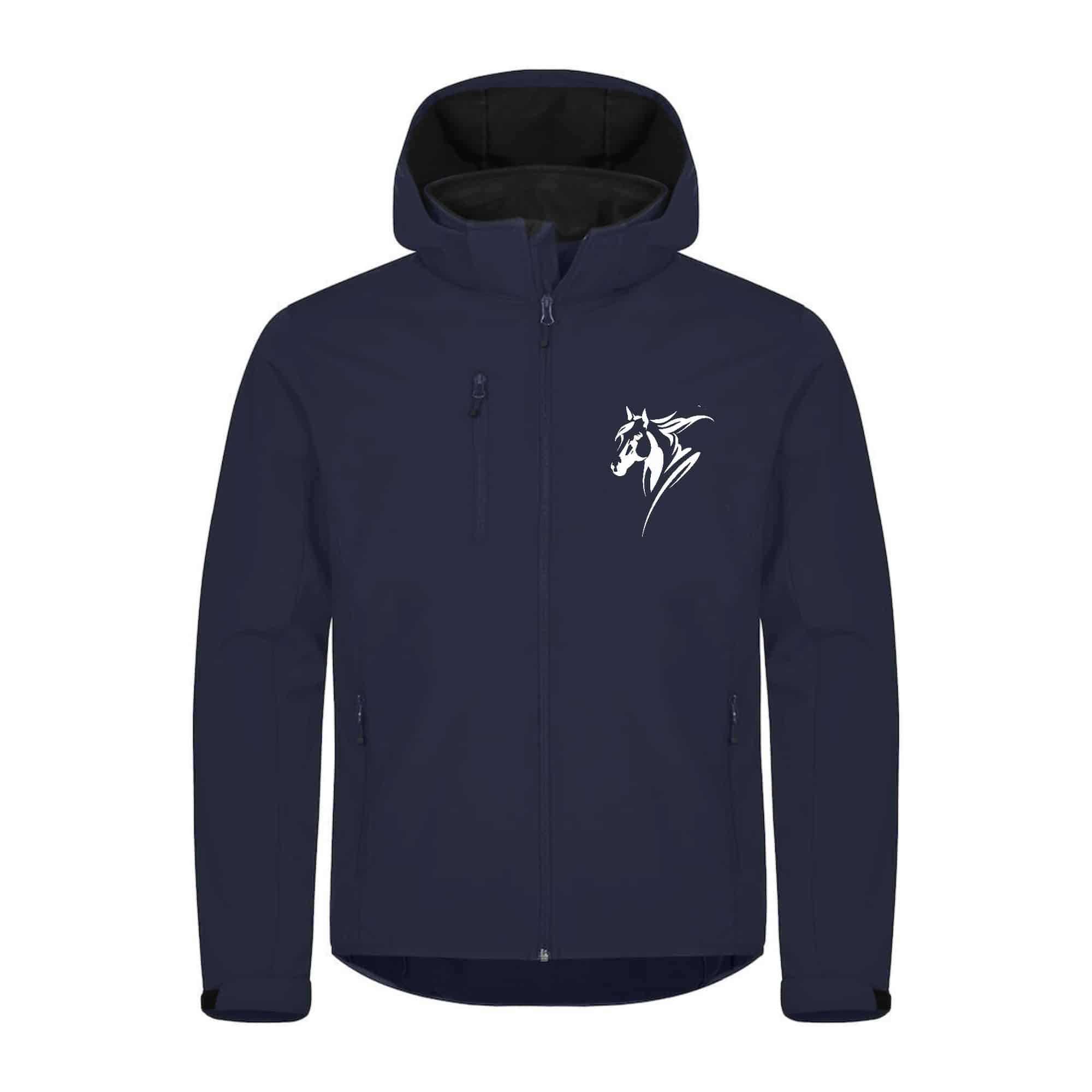 SOFTSHELL "Classic" (homme) - Domaine équestre de l'Ubaye - Navy - 0200912