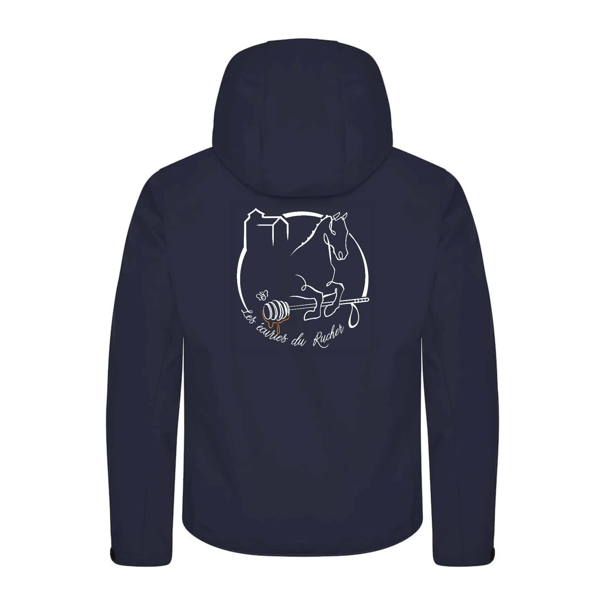 SOFTSHELL "Classic" (homme) - Les ecuries du Rucher - Navy - 0200912 – Image 3