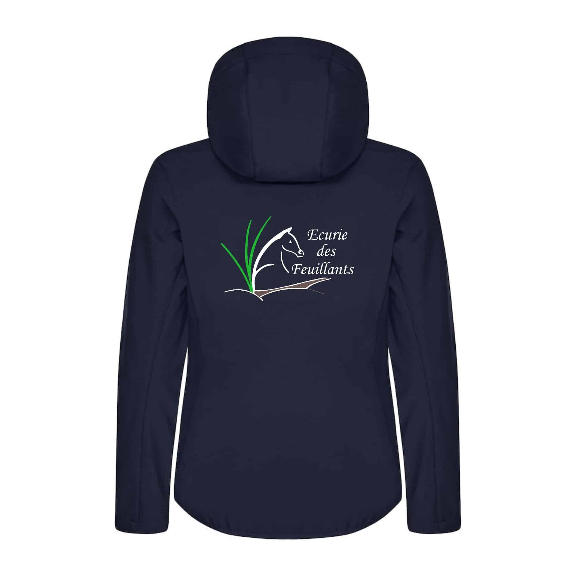 SOFTSHELL "Classic" (femme) - Ecurie des Feuillants - Navy - 0200917 – Image 3
