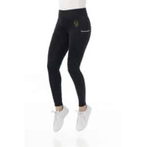 Legging d'équitation Riding World Agadir (Enfant) - Le haras de la Hocquerie – Noir - 989500