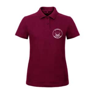 POLO (femme) - Ellipse 02 - Bordeaux - BCI1F