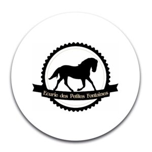 STICKER ROND - Écurie des petites fontaines - STI001
