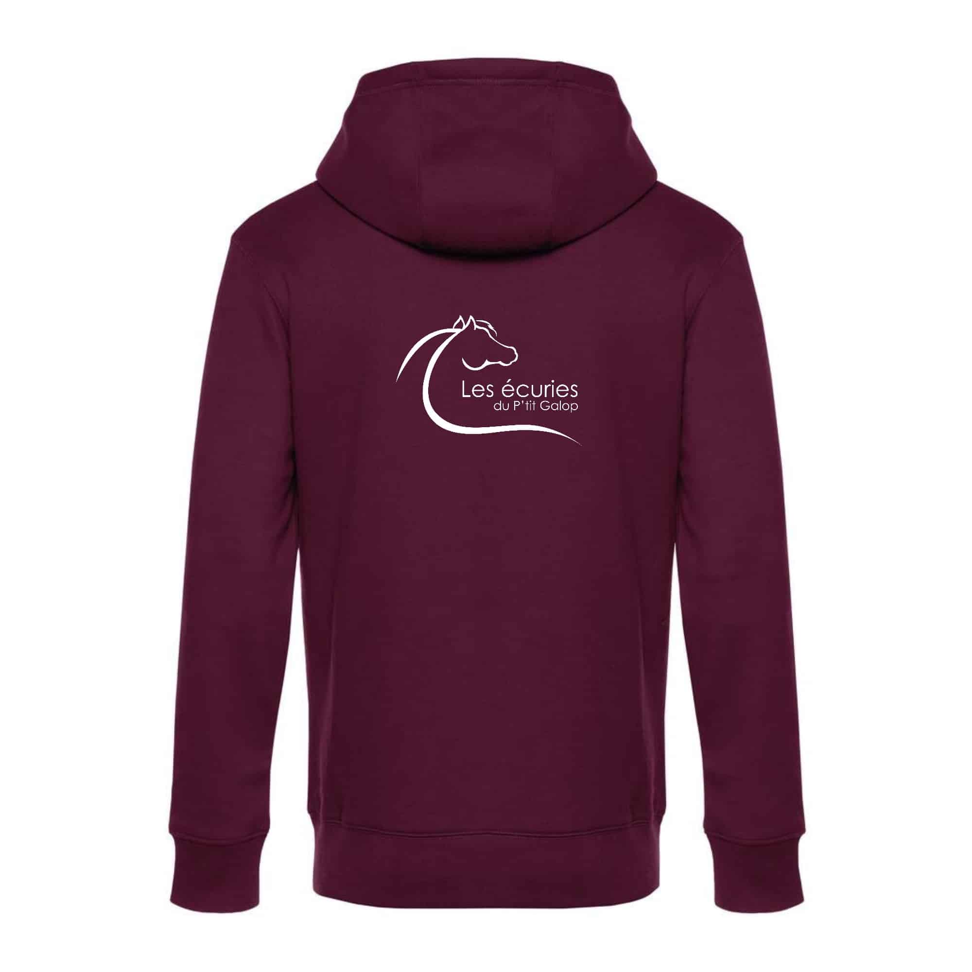 SWEAT ZIPPÉ (Homme) - Les Ecuries du P'tit Galop - BCU03K – Image 5