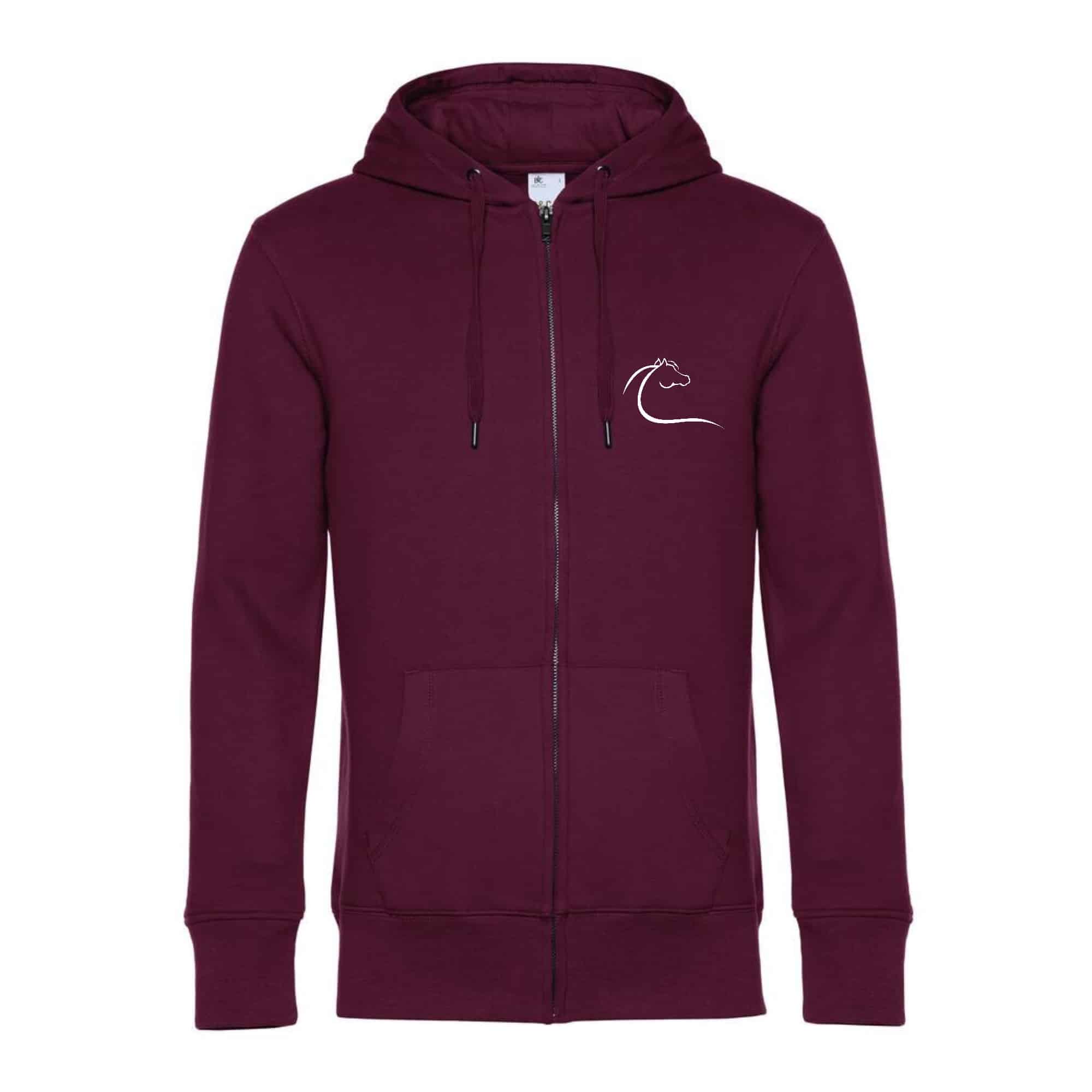 SWEAT ZIPPÉ (Homme) - Les Ecuries du P'tit Galop - BCU03K