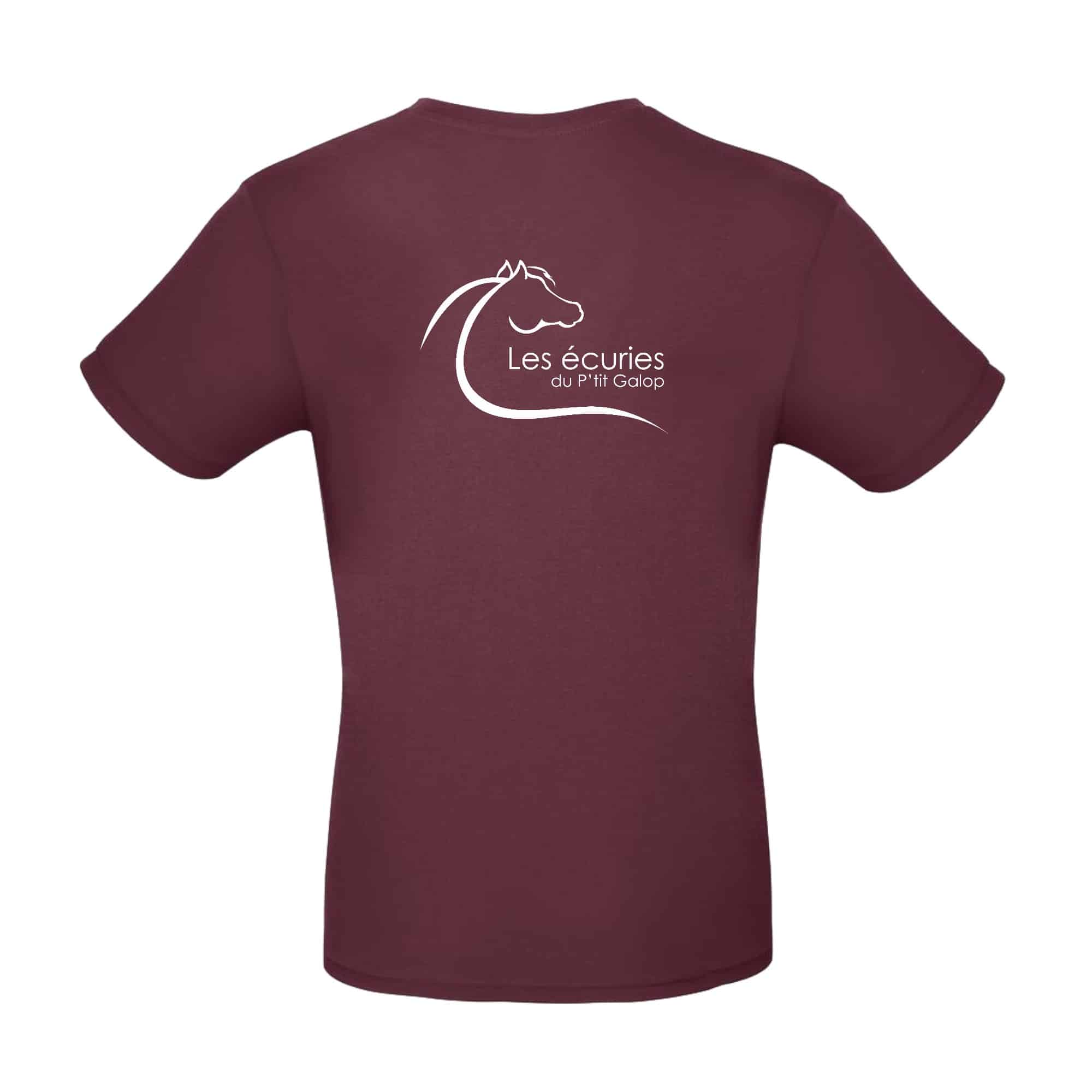 T-SHIRT (homme) - Les Ecuries du P'tit Galop - BC03T – Image 5
