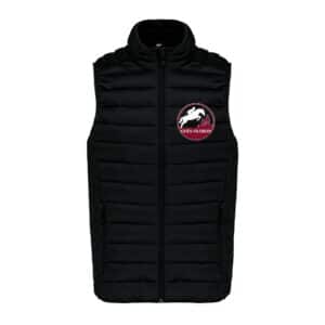 DOUDOUNE SANS MANCHES (enfant) - Les Écuries de Goes Oloron - Noir - K6115