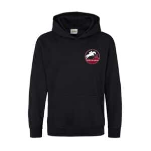 SWEAT A CAPUCHE (enfant) - Les Écuries de Goes Oloron - Noir - K477