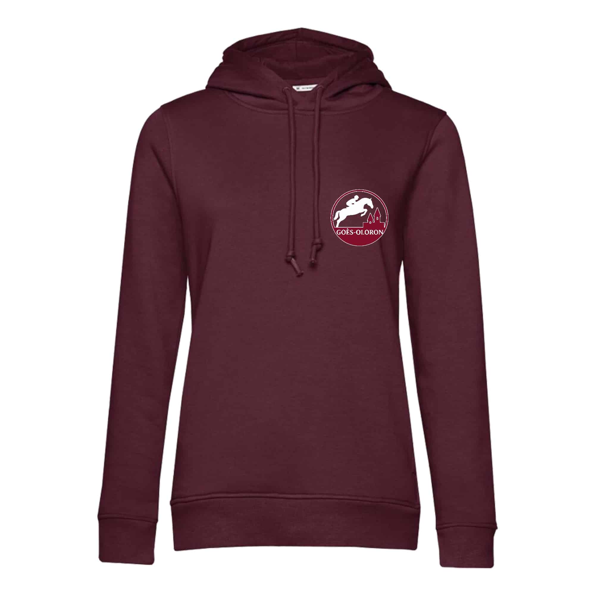 SWEAT A CAPUCHE (femme) – Les Écuries de Goes Oloron - Bordeaux - BCW34B