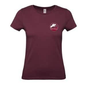 T-SHIRT (femme) - Les Écuries de Goes Oloron - Bordeaux - BC04T