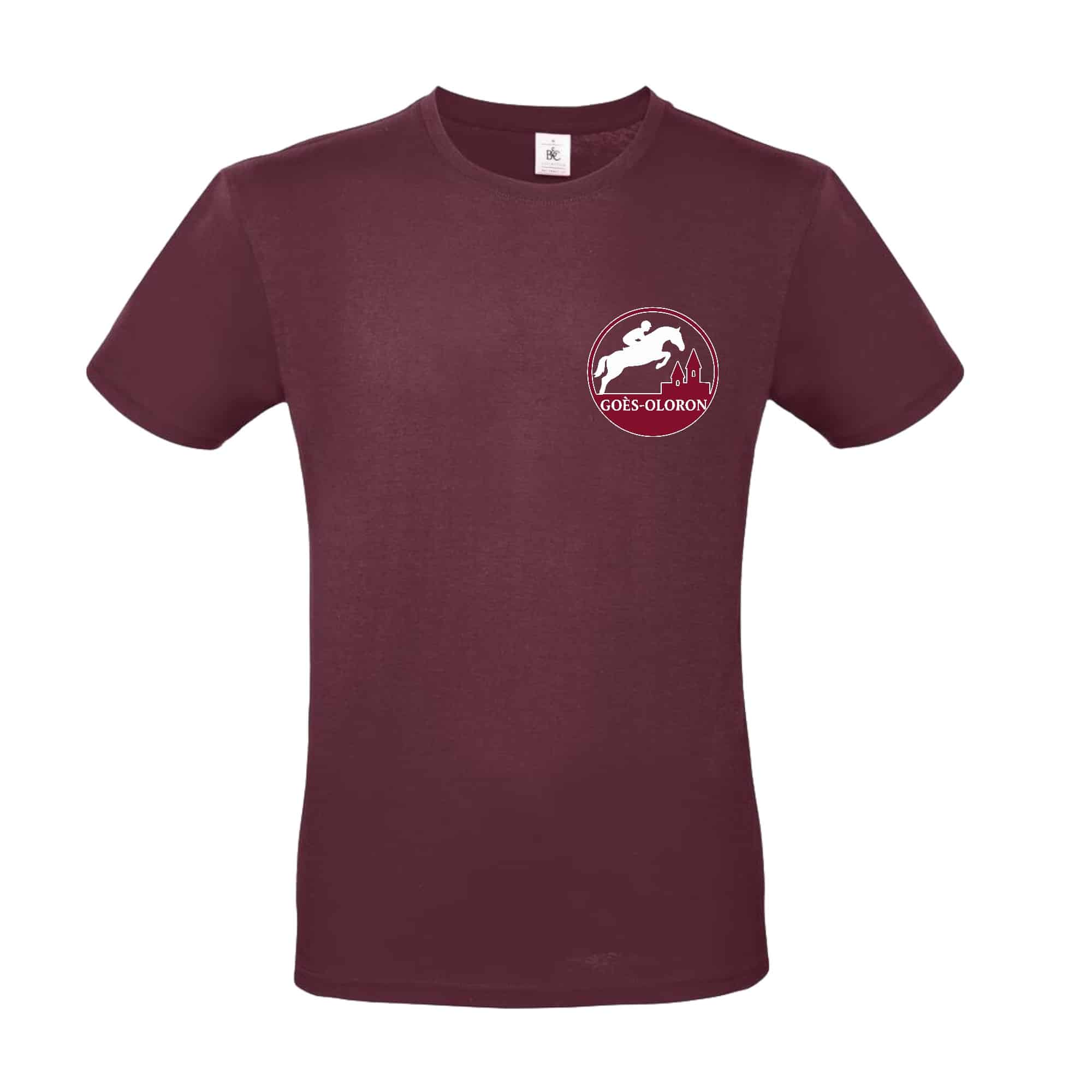 T-SHIRT (homme) - Les Écuries de Goes Oloron - Bordeaux - BC03T