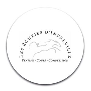 STICKER ROND - Les écuries d'Infreville - STI001